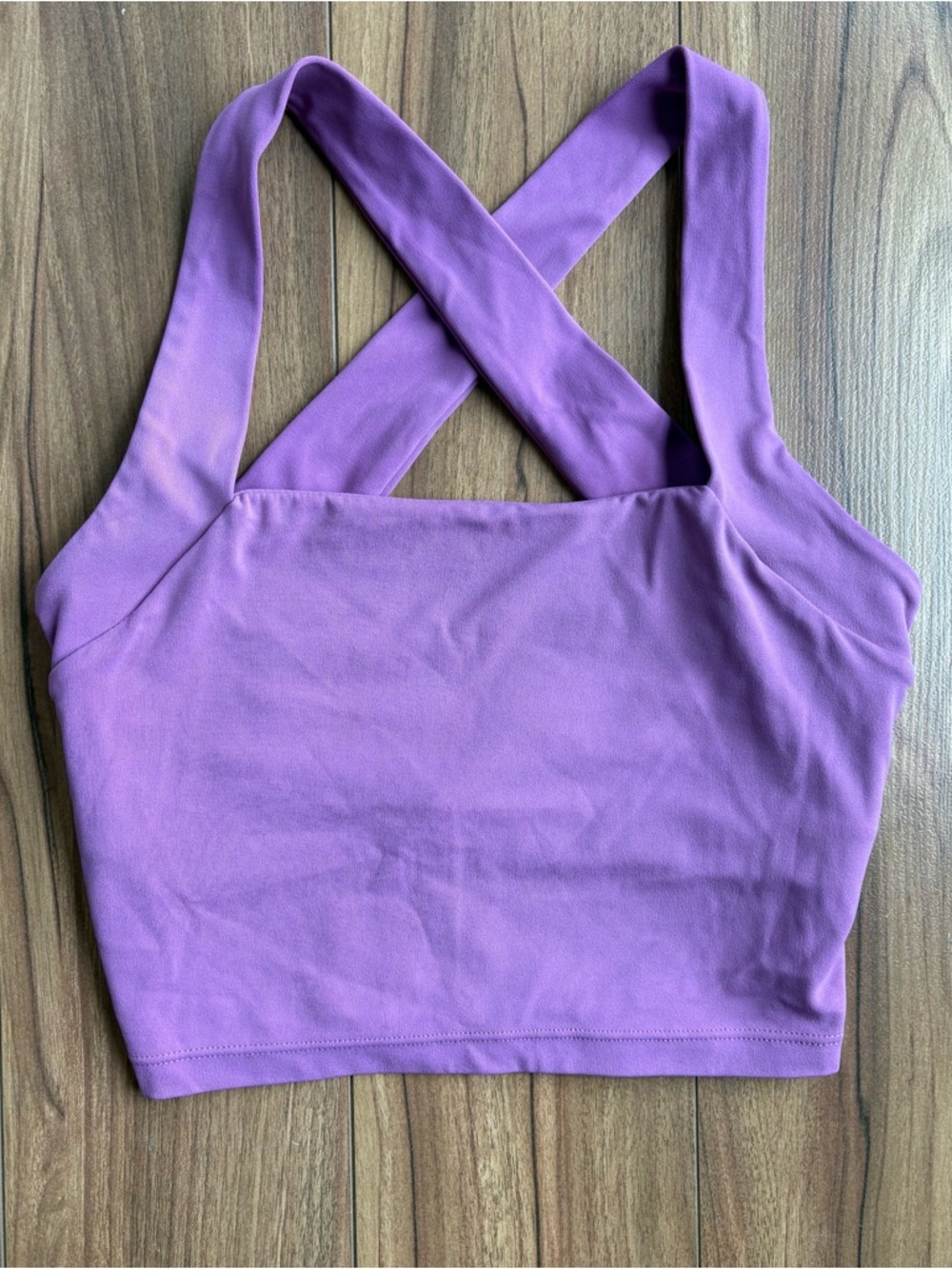 Bare Activewear cross back bra - Lavender Purple